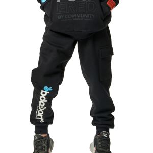 Body Action Boy's Jogging Pants 024405-01-BLACK