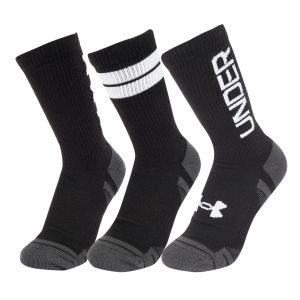 Under Armour Performance Tech Crew Socks x 2 1379515-002