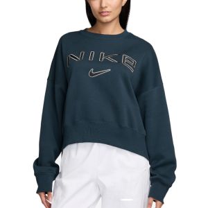 Nike Sportswear Phoenix Fleece Oversized Crew-Neck Logo Women's Sweatshirt FV7674-478