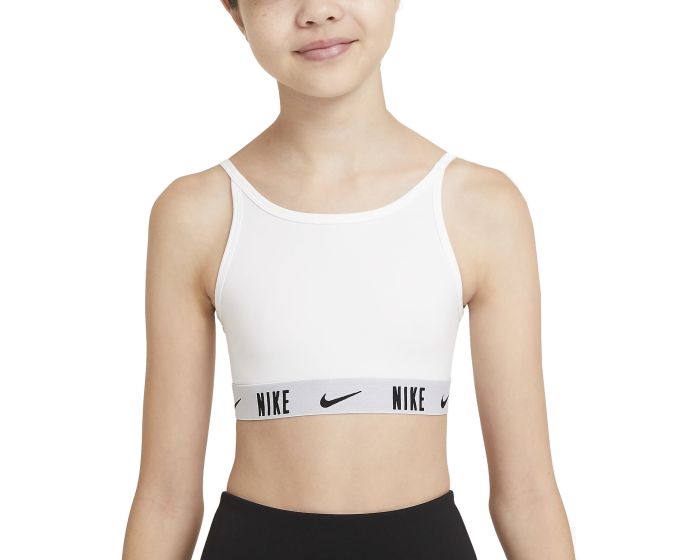 Nike Girl's Trophy Sports Bra - Black/Black/White (CU8250-010