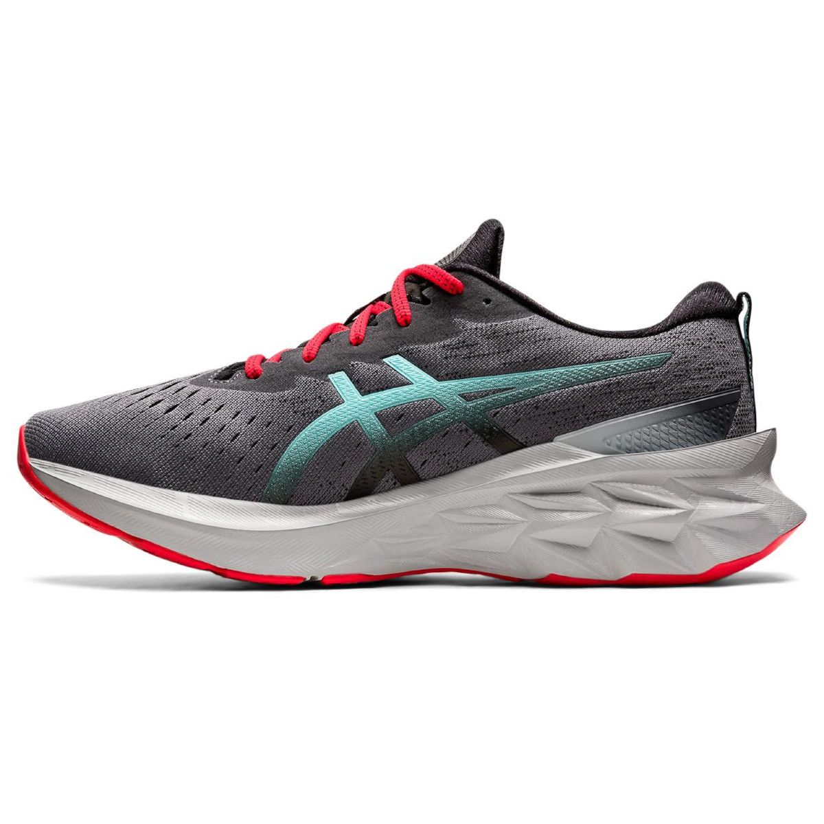 asics 33-m mens shoes grey/silver/ruby