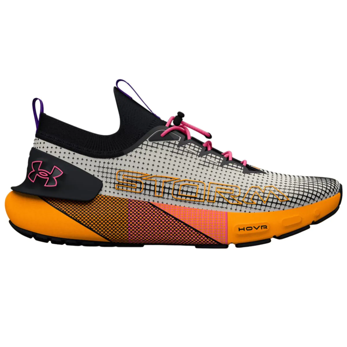 Under armour clearance orange running shoes