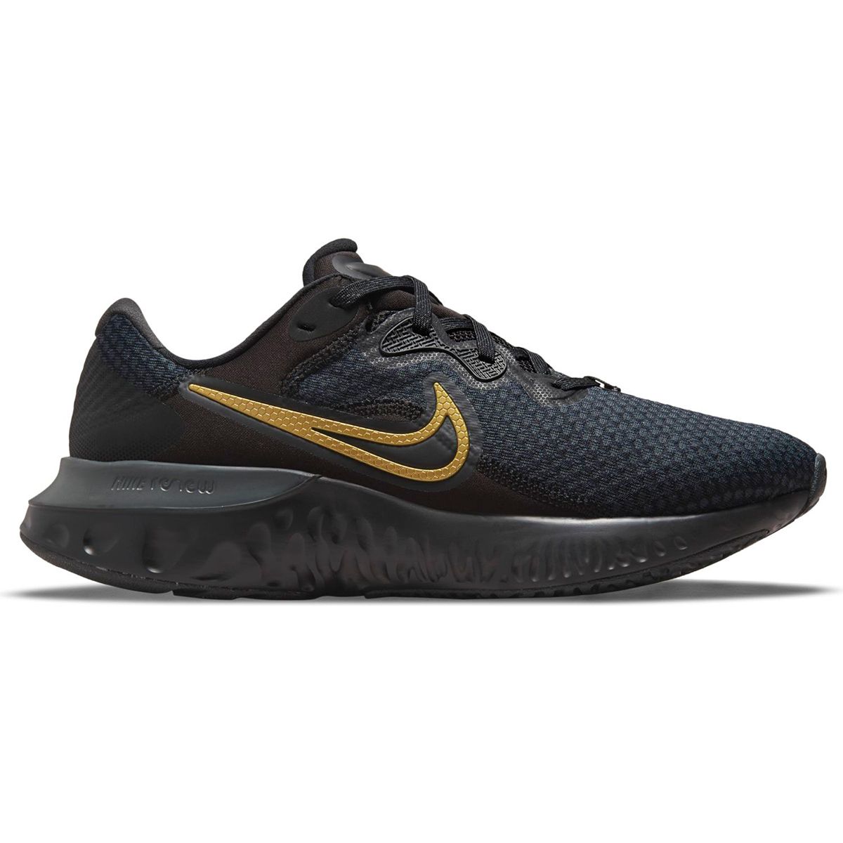 Running legend react trainers 2024 in black and gold