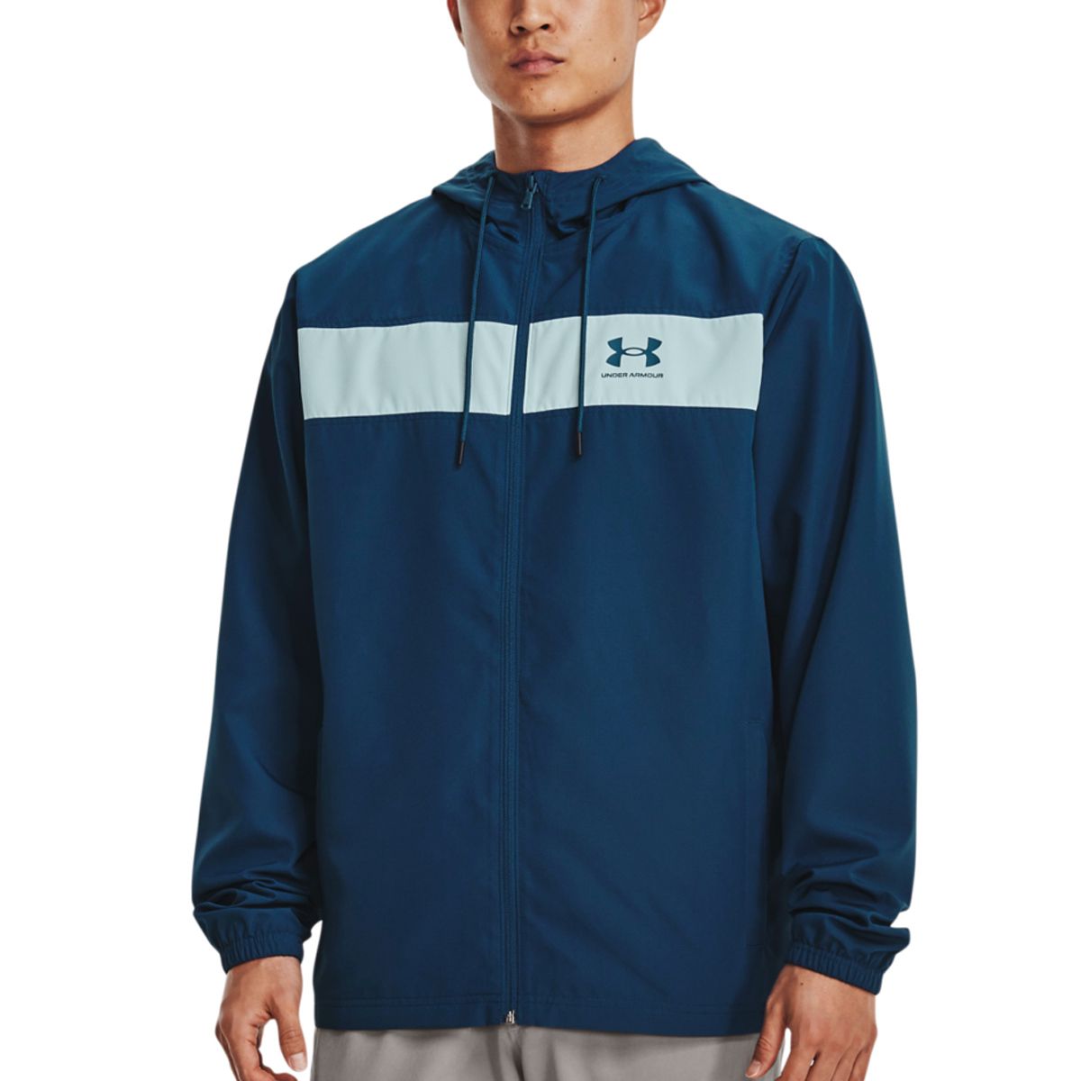 Under armour hot sale pullover windbreaker